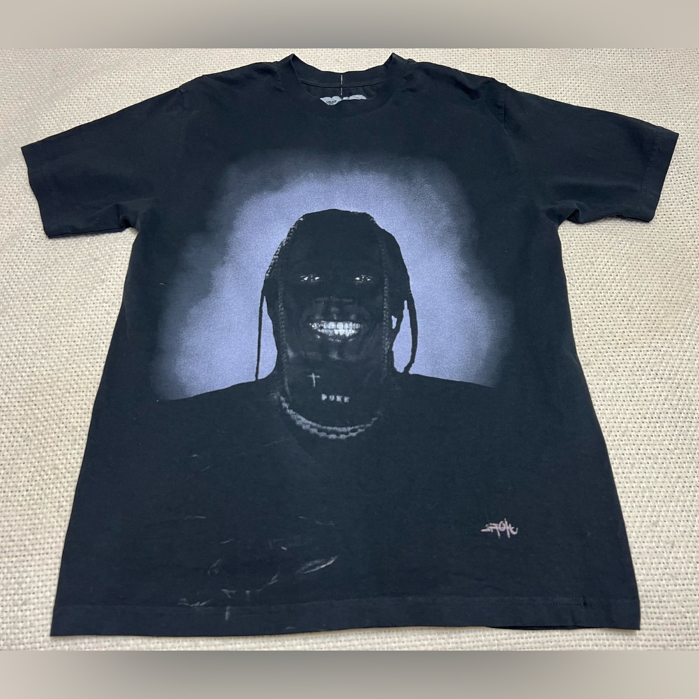 Travis Scott UTOPIA Circus Maximus Tour Merch I KNOW Black T Shirt MEDIUM